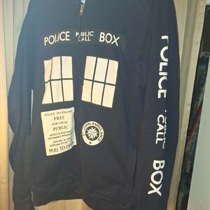 Ripple Junction Doctor Who Navy Hoodie